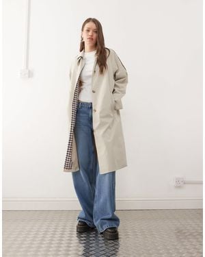 Noisy May – midi-trenchcoat - Blau