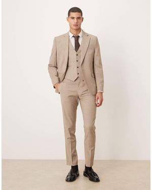 ASOS – enge anzughose - Natur