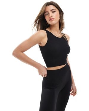 ONLY Seamless Crop Top Co-Ord - Green