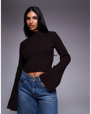 Kaiia – exclusive – hochgeschlossener pullover - Blau