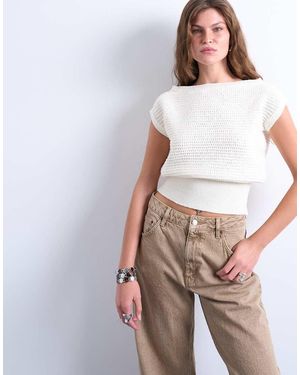 TOPSHOP Top Monospalla - Bianco