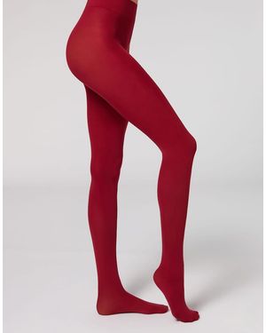 Calzedonia 50 Den Total Comfort Soft Touch Tights - Red