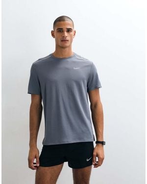 Nike Miler Dri-fit Uv-protection T-shirt - Blue