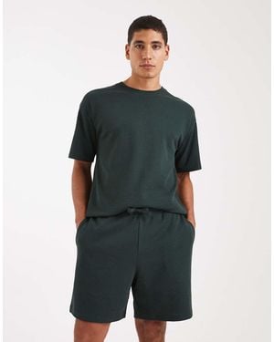 New Look Waffle Shorts Co-Ord - Green