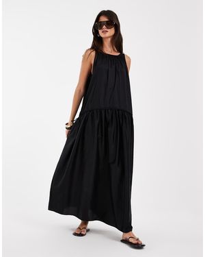 & Other Stories Vestito Maxi A Trapezio - Nero
