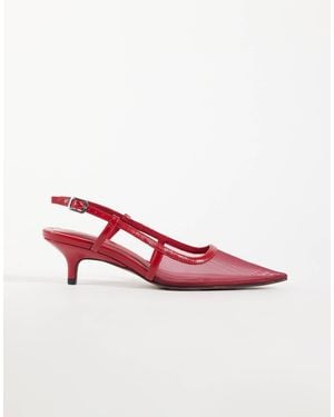 ASOS Skippy schuhe mit kitten-heel - Pink