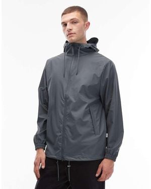 Rains 18370 Waterproof Storm Breaker Jacket - Blue