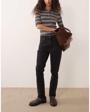 Abercrombie & Fitch High Rise Skinny Jeans - Natural