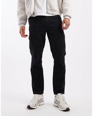 New Look Pantalon cargo - délavé - Noir