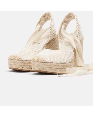 Stradivarius Platform Wedge - Natural