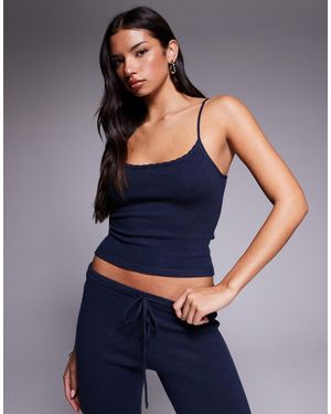 Tiger Mist Leora Knitted Cami Top - Blue