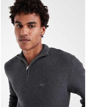 Levi's 1/4 Zip Jumper - Black