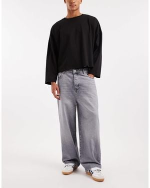 Only & Sons – carl – super-baggy jeans - Schwarz