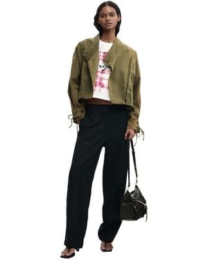 Desigual Asymmetric Jacket - Green