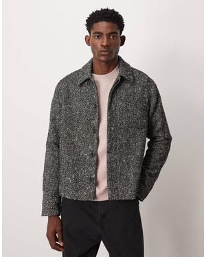 ASOS Wool Look Shacket - Gray