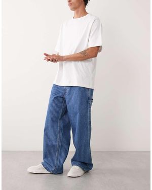 Levi's Vaqueros Utility Extrabaggy A Rayas Azules