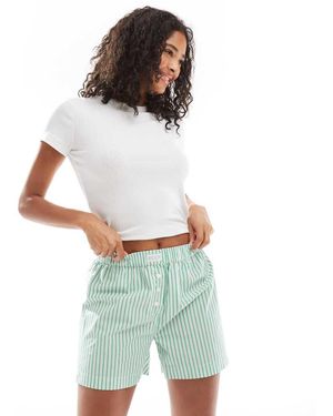 Cotton On Cotton On Boxer Style Pyjama Shorts - White