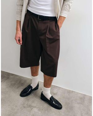 ASOS Elegante Short Met Ballonpijpen - Zwart