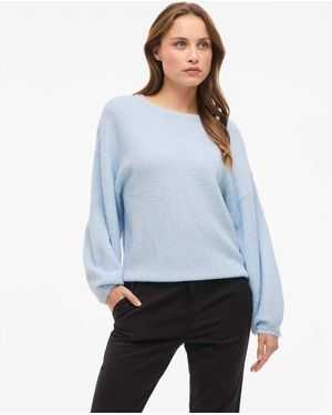 Vila Jersey Azul De Punto De