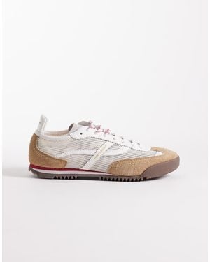 Pompeii UK Pompeii Kite Mesh Detail Trainers - White