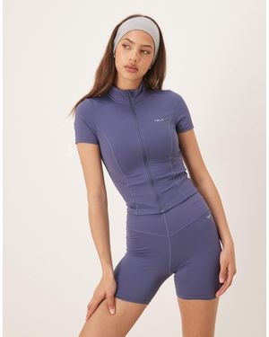Tala – skinluxe – kurzärmliges laufoberteil - Blau