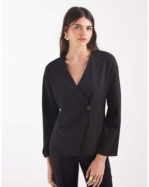 Vero Moda Cardigan Asimmetrico - Nero