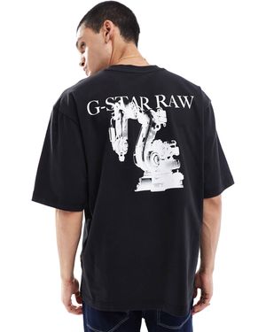 G-Star – oversize-t-shirt - Schwarz
