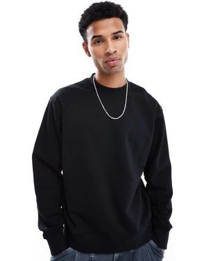 Jack & Jones Premium Oversized 400Gsm Heavyweight Crew Neck Sweatshirt - Blue