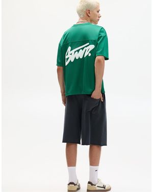 Pull&Bear Stwd Mesh T-shirt - Green