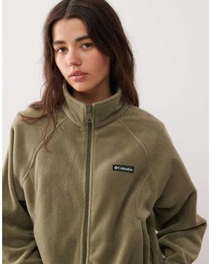 Columbia Benton Springs Relaxed Full Zip Fleece - Green