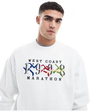 Hollister Sweat ras - Blanc