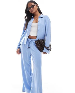 Only Petite Overhemd Van Een Linnenmix - Blauw