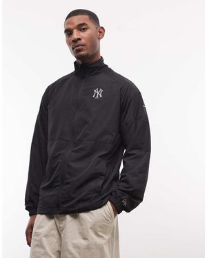 KTZ Ny Yankees Woven Zip Through Tracksuit Top - Blue