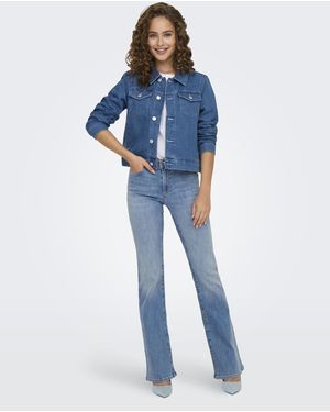ONLY Jeans A Zampa Azzurri - Blu