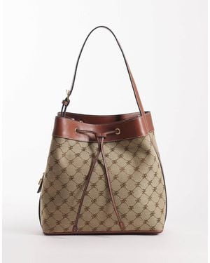 Mango Monogram Bucket Bag - Brown
