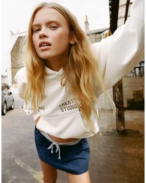 Pull&Bear Nyc kapuzenpullover - Braun