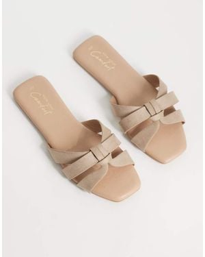 New Look Sandalias Con Detalle De Nudo - Neutro