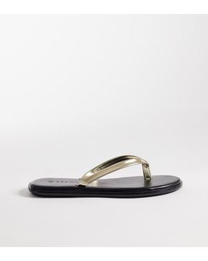 SEQWL Wide Fit Jelly Flip Flops - White