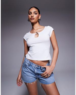 ASOS – figurbetontes oberteil - Grau