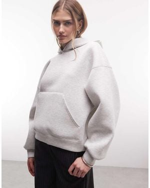 Weekday Petra Oversized Scub-style Hoodie - Brown