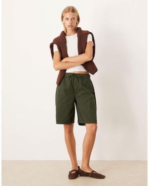 ASOS Longline Boxer Short - Green