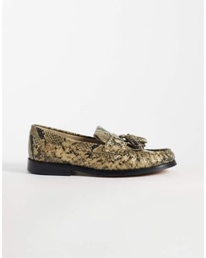 Tommy Hilfiger Premium Snake Tassel Loafer - Natural