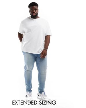 ASOS Jeans Spray Power Stretch Lavaggio Medio - Blu