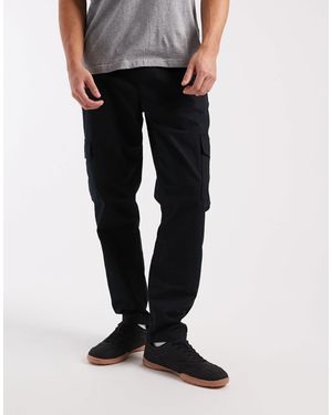 ASOS Tapered Cargo Pants - Black