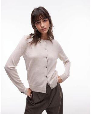 ARKET – strickjacke aus merinowolle - Weiß