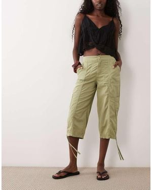 Miss Selfridge Cargo Capris - Natural