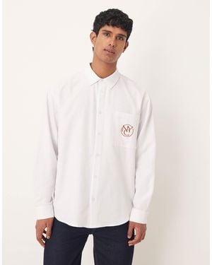 ASOS – oversize-hemd - Weiß