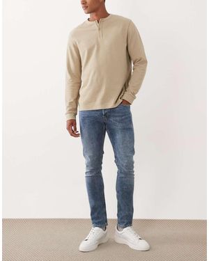 Jack & Jones Vaqueros Azul Medio De Corte Slim Glenn De - Neutro