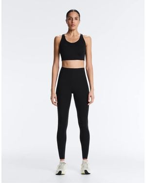 Oysho Compressive Raise Up Ankle-Length Leggings - Black