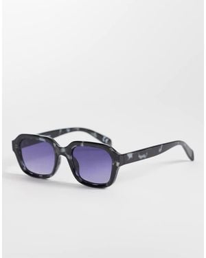 ASOS Slim Square Sunglasses - Blue